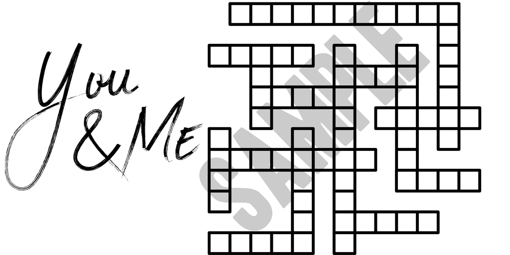 Crossword Names Plaques