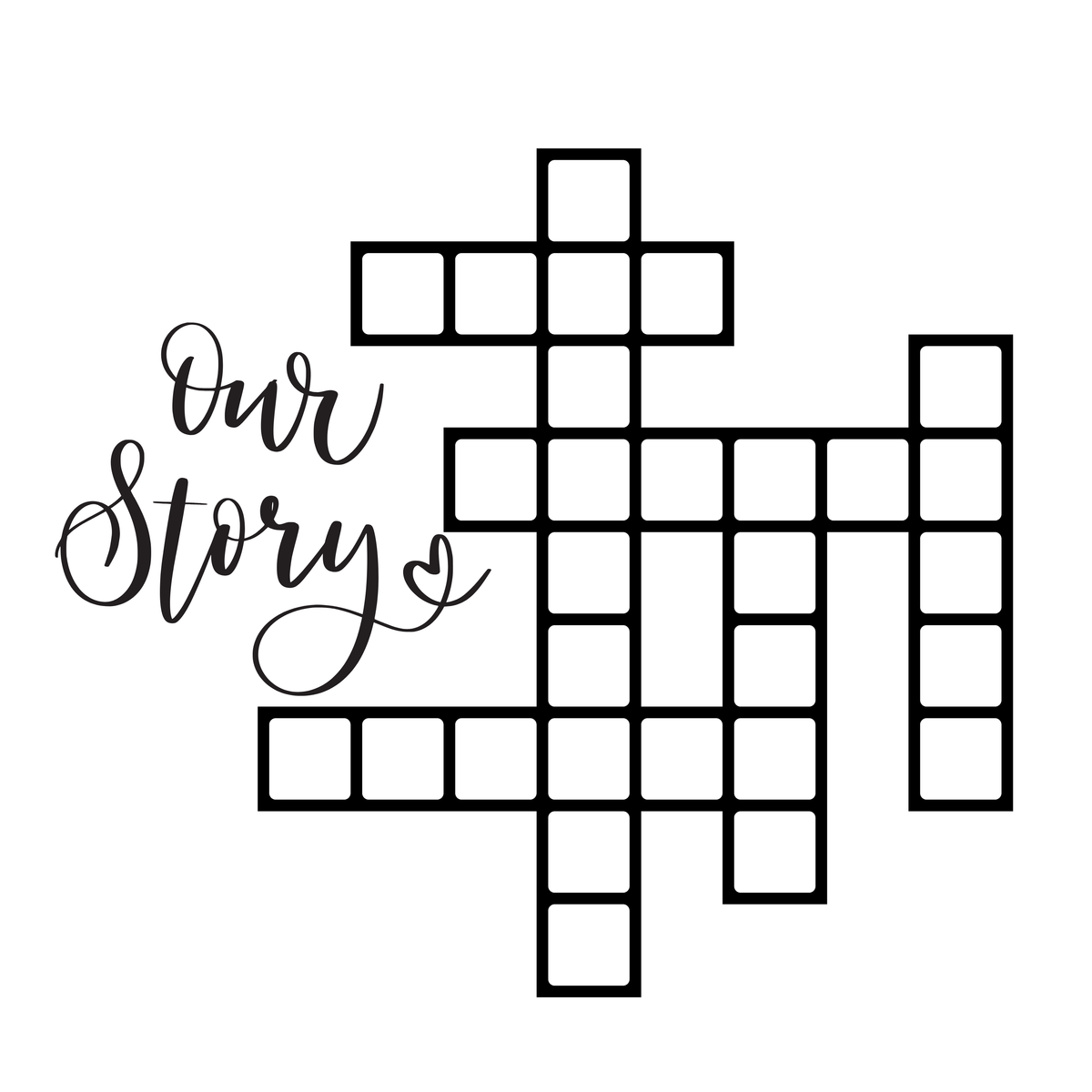 Crossword Names Plaques