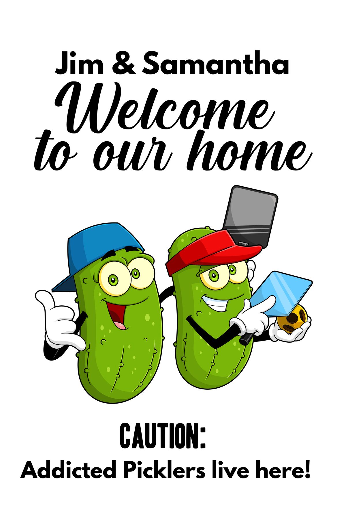 Personalized Pickleball Garden Flag