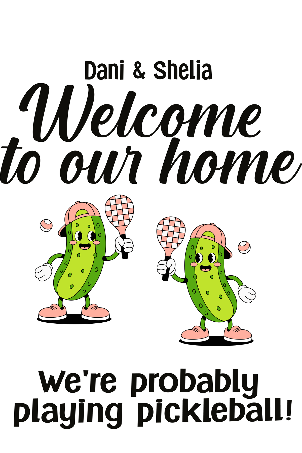 Personalized Pickleball Garden Flag