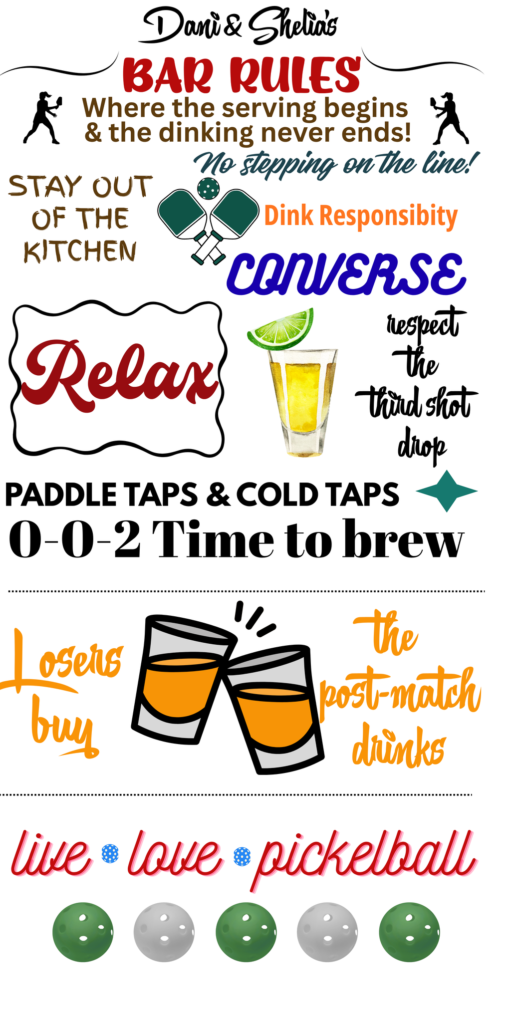 Bar & Patio Signs – Large 12 × 24