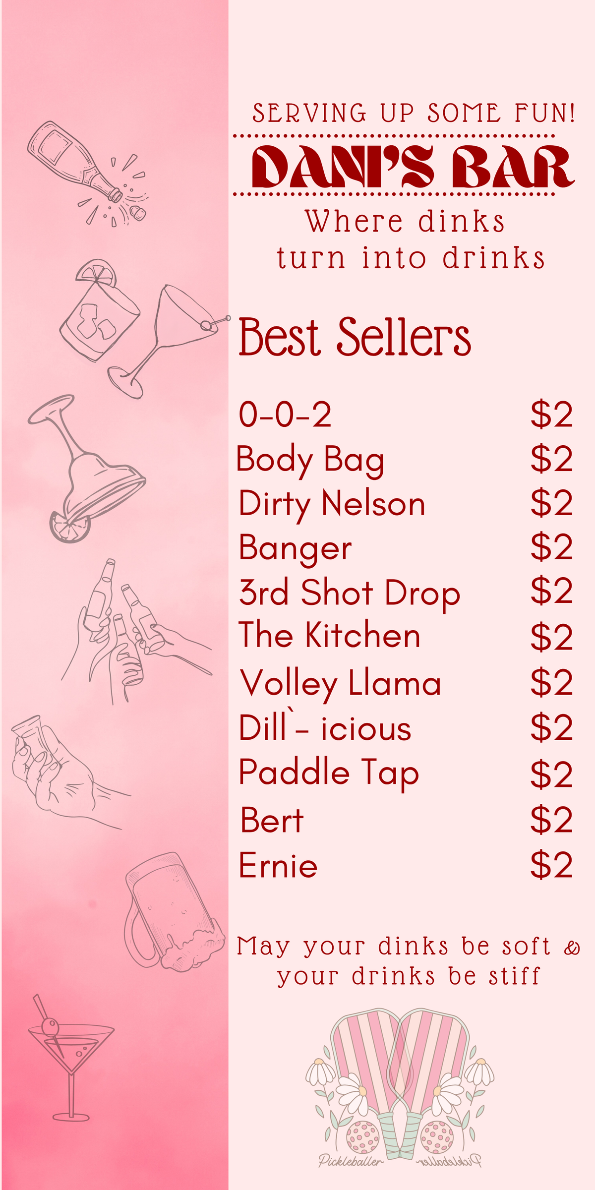 Bar & Patio Signs – Large 12 × 24